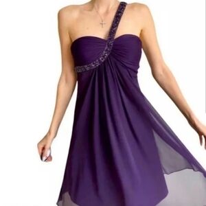 JJ's HOUSE One-Shoulder Dress